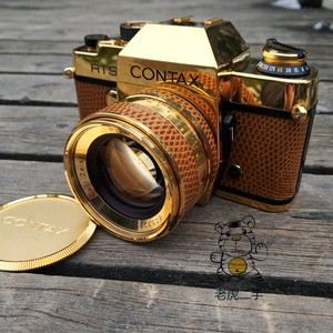 康泰时CONTAX RTS 胶片单反套机 黄金纪念版 50镜头 二手