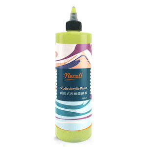 neroli丙烯颜料挤压式瓶装500mldiy手绘画包墙绘画画材料画室用品