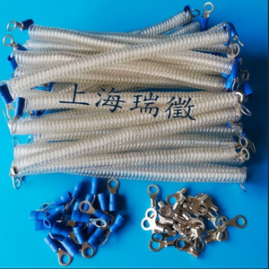 检具标准件透明PU带钢丝弹簧挂绳汽车检具检测销止通规PU弹簧挂绳