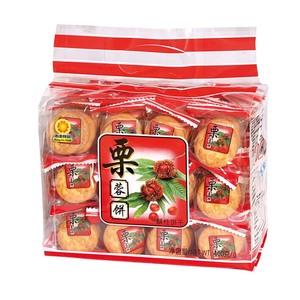 鸿达栗蓉饼干500g*4袋酥性代餐板栗饼早餐海苔小包装抹茶休闲零食