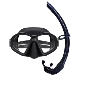 自由潜水镜低容积 深潜面镜 游泳潜水用品装备面罩浮潜套装gopro