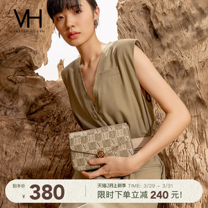 VH女包山茶花系列信封包精致高级感包包老花链条单肩包小包斜挎包