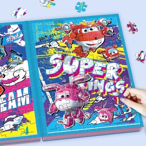 超级飞侠儿童磁力拼图幼儿园3到6岁男孩磁性益智玩具卡通早教平图