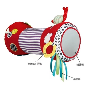 英国出口正品宝宝音乐抱枕/靠垫/滚筒辅助婴儿学爬行锻炼运动玩具