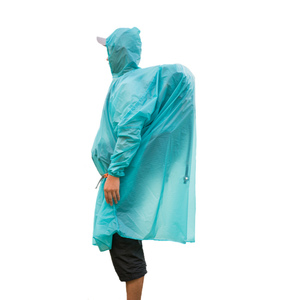 三峰户外雨衣15D涂硅轻量化男女远足者三合一多功能雨披地布天幕