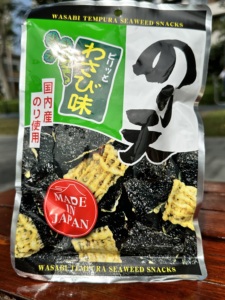优之良品芥末味天妇罗同款日本进口零食海苔脆片天妇罗米果40g