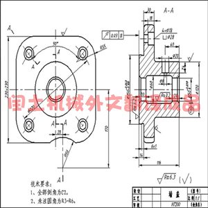 端盖- 阀盖机械加工工艺规程和夹具设计-多工序供可选择