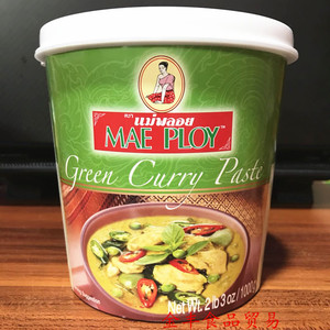 泰国 泰娘牌绿咖喱膏 绿咖喱酱 TCC绿咖喱 泰娘绿咖喱1000克