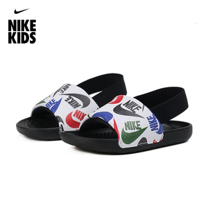 Nike耐克儿童凉鞋2023夏季新款男童女童露趾沙滩鞋户外易穿脱凉拖