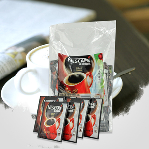 雀巢咖啡醇品即溶黑咖啡180g袋 速溶未添加糖清咖纯咖啡粉100小包