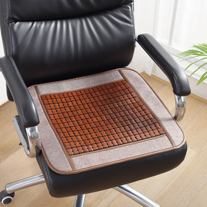 夏天麻将竹坐垫办公室电脑椅透气凉席坐垫夏季单人沙发垫餐椅凉垫