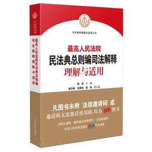 最高人民法法院民法典总则司法解释理解与适用