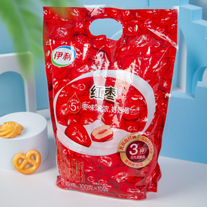 伊利红枣原味酸奶100g袋装低温新鲜奶营养早餐风味发酵乳