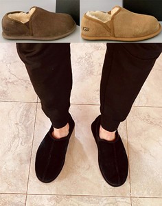 23新版美国代购UGG SCUFF ROMEO 2代防水防污皮毛一体豆豆男毛鞋