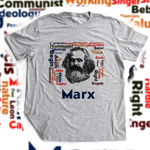 马克思列宁主义T恤 共产社会主义短袖衣服男女青年纯棉印花大码夏