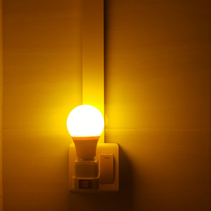 卧室插电LED橙色红黄光氛围灯小夜灯拍照补光暖色房间床头气氛灯