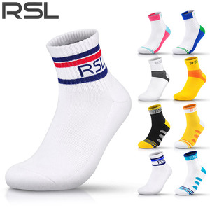 新款亚狮龙RSL羽毛球袜中筒运动袜篮球网球加厚袜子RS2962