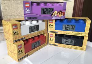 乐高LEGO积木闹钟好朋友经典系列创意电子钟表生日礼物