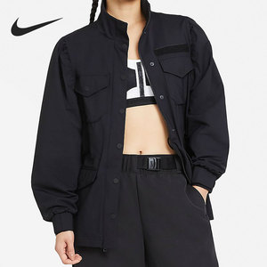 Nike/耐克正品春季新款女子运动休闲工装立领外套DA2327-010