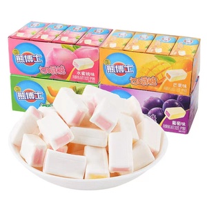 徐福记熊博士口嚼糖22g果汁软糖水果味夹心软糖儿童零食
