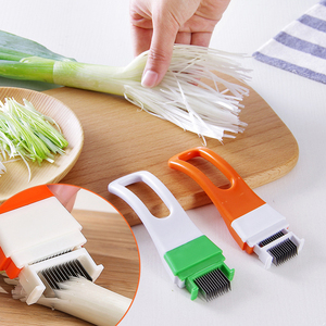创意厨房切菜小工具 手柄型大小葱切丝器葱花器