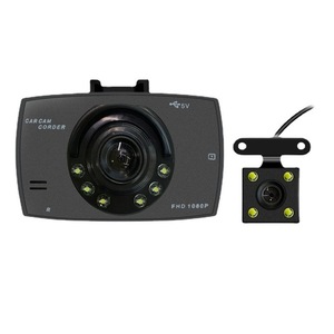 2.7寸G30大眼睛双路2.4CarDVR高清1080P行车记录仪双镜头2.2