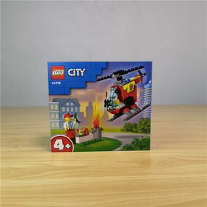 【正品】乐高积木60318消防直升机城市系列男孩拼装益智飞机玩具
