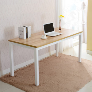 办公桌电脑桌实木书桌时尚简约桌单人位员工桌台式桌家用桌可定制