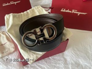 国内现货 Ferragamo菲拉格慕正品男士双面皮带3.5cm可自行剪裁