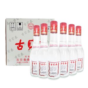 古贝春 白板 42度浓香型白酒475ml*6瓶/箱 整箱发货包邮