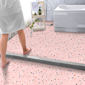 瓷砖地板贴自粘浴室卫生间防水地贴加厚耐磨pvc厨房防滑地面贴纸
