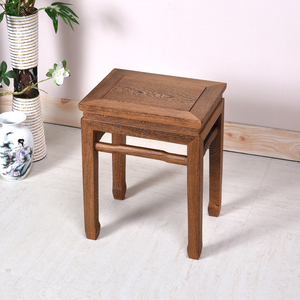 鸡翅木小方凳家用红木茶桌凳子中式实木矮凳沙发凳原木板凳梳妆凳