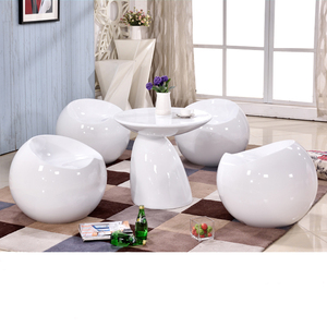 玻璃钢苹果桌椅三件套创意蘑菇茶几组合商场休闲单人椅子儿童坐凳