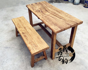 老榆木长板凳简约自然风化条凳中式复古餐桌凳换鞋凳厂家直销定制