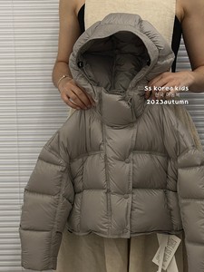 韩国代购童装女童男童羽绒服2023新款洋气儿童保暖冬装外套中大童