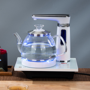 自动上水烧水壶玻璃家用茶艺炉抽水加水器家用电热煮开水煲茶器具