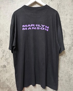 240g!玛丽莲曼森Marilyn Manson专辑海报甜蜜的梦由此而生短袖T恤