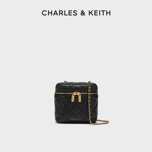【618同价】CHARLES＆KEITH小号CK2-80271114菱格链条斜挎盒子包
