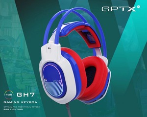 GPTX甲品GH7线控EQ音效听声辩位USB7.1耳机RGB炫彩笔记本办公通用