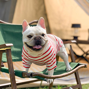 法斗衣服夏季薄款透气防掉毛巴哥斗牛犬中型犬夏天宠物小狗狗夏装