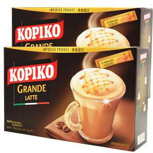 KOPIKO可比可咖啡48袋/份卡布奇诺拿铁摩卡味可选速溶三合一特价