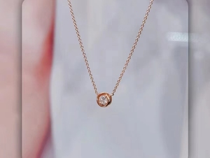 谢瑞麟钻石小气泡项链，专柜正品保证，发票齐全。