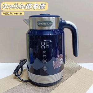 Grelide/格来德 D3018E电热水壶家用316不锈钢数显控温保温泡茶壶