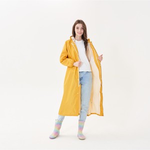 防暴雨成人雨衣日系时尚徒步长款防水风衣外套全身雨披女可爱潮
