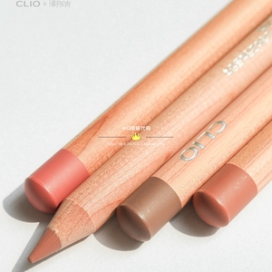 韩国专柜 Clio/珂莱欧 Happyrim合作Velvet Pencil丝绒哑光唇线笔