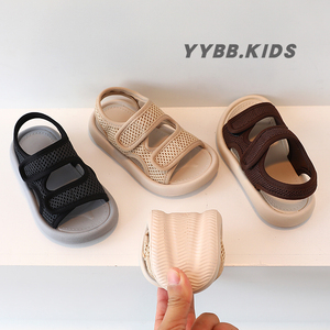儿童沙滩鞋2024夏季新款女童软底运动凉鞋韩版男童凉鞋宝宝鞋防滑