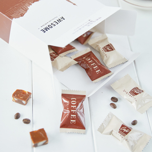 咖啡糖海盐太妃糖包装袋烘焙点心包装糖果机封精致一次性加厚袋子