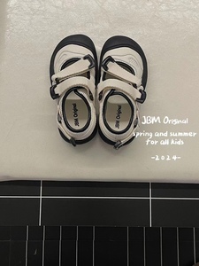 2024夏季新款韩版货儿童鞋潮牌JBM中大男女童镂空运动鞋学生凉鞋