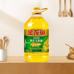 金龙鱼玉米油4L纯正玉米油食用油 非转基因 家用压榨植物油官方