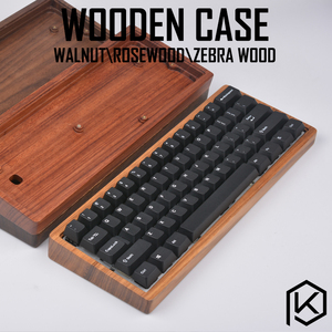 gh60 xd64实木木制品外壳机械键盘客制化gh60 60%木外壳带手托